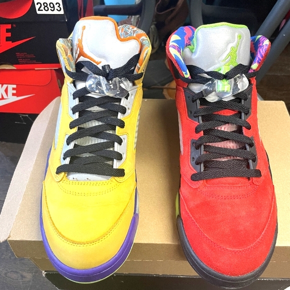 AIR JORDAN 5 RETRO YELLOW/MULTI-COLOR 25 Air Jordan 5 Retro SE